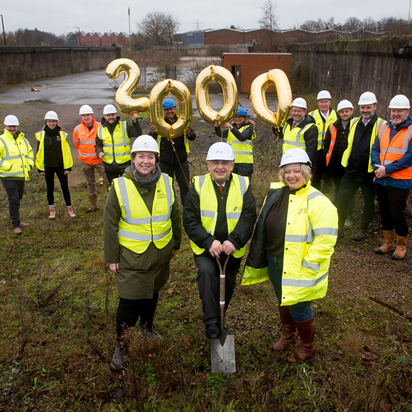 Celebrations Start on Site to Deliver 2,000th Home