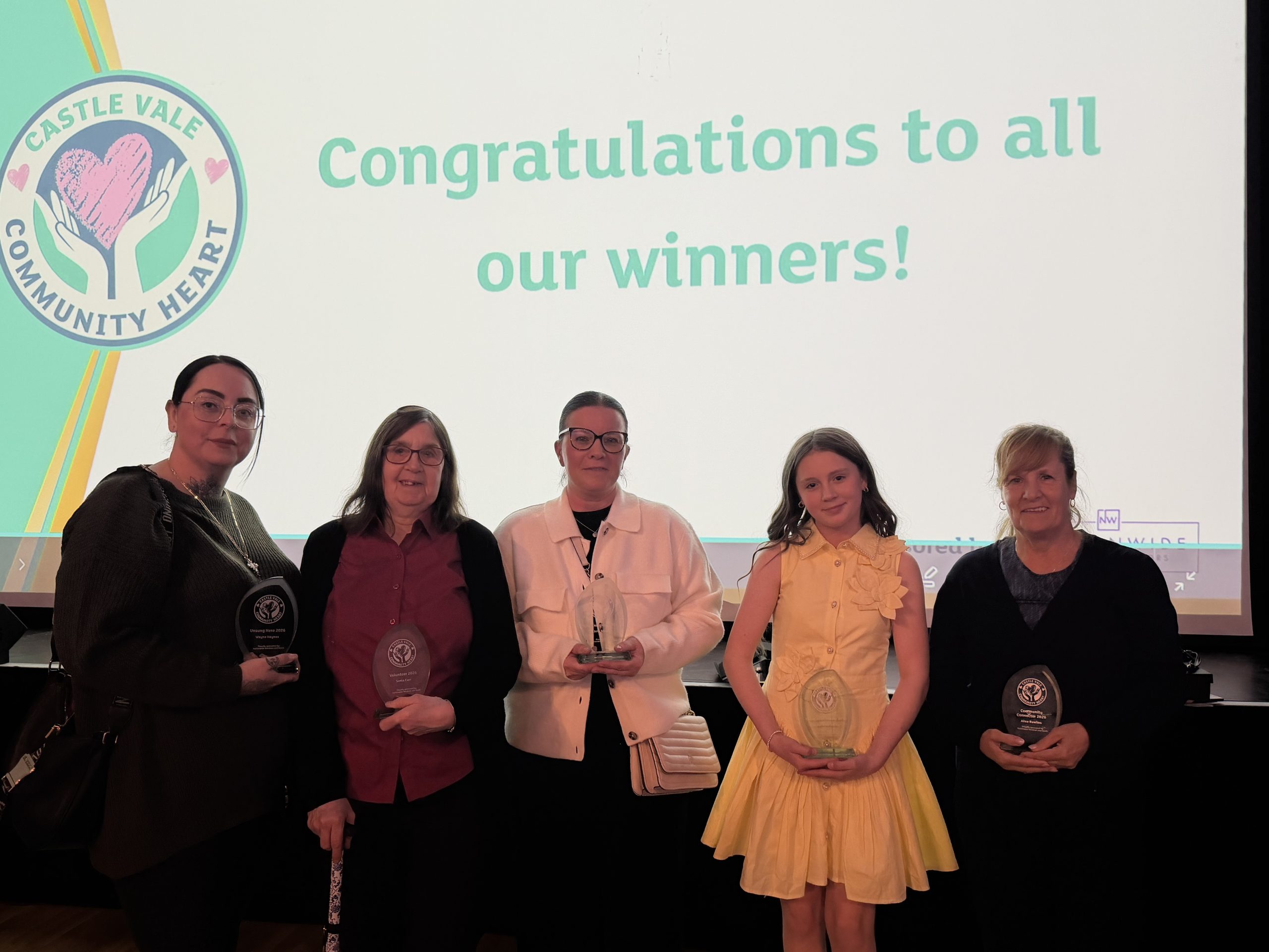 Celebrating Community Heroes at Castle Vale Community Hearts Awards